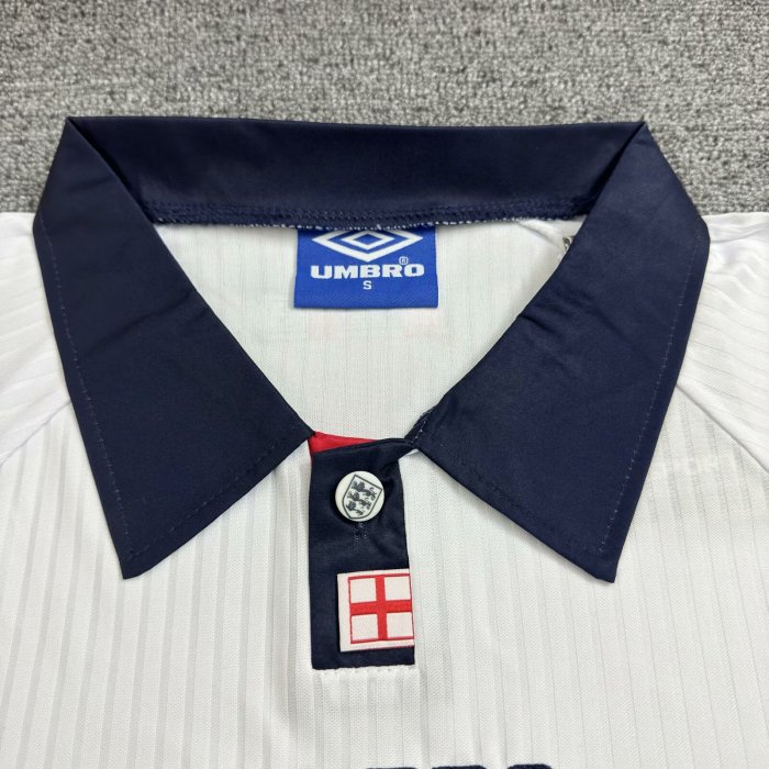 1998 England Home Retro Adult Suit