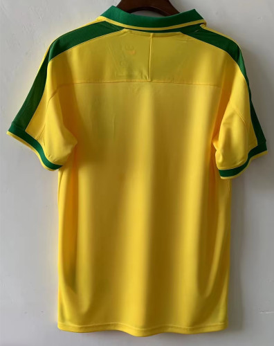 1997 Brazil Home Retro Soccer Jersey