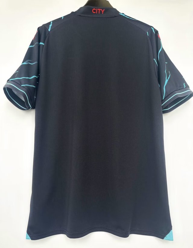 23-24 Man City Third Fans Soccer Jersey