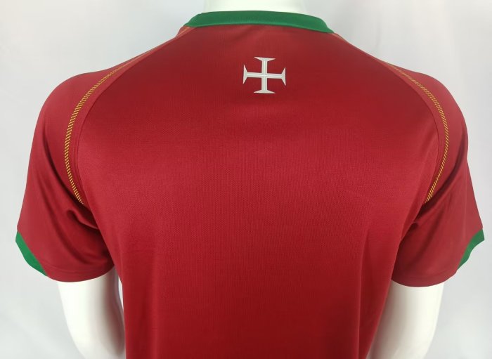 2006 Portugal Home Retro Soccer Jersey
