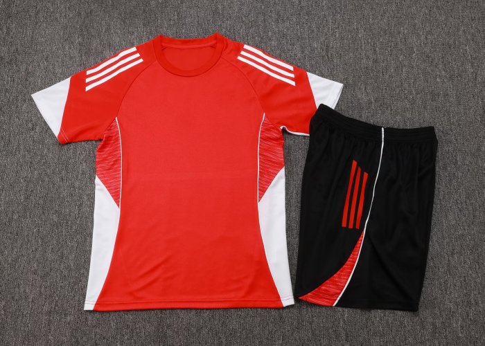 2025 No Label Player Version Training Short Suit —Red红色 无标