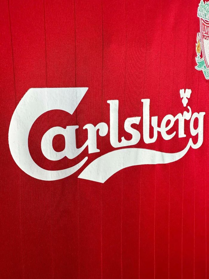 2006-2008 LIV Home Long Sleeve Retro Soccer Jersey