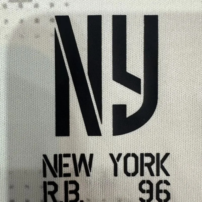 25-26 New York Red Bulls Away Fans Soccer Jersey