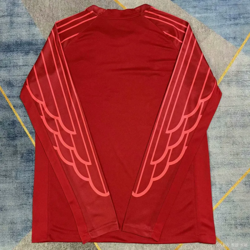 24-25 PSG Red Goalkeeper Long Sleeve Soccer Jersey (长袖)