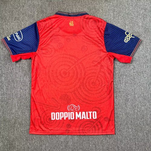 25-26 Cagliari Red Special Edition Fans Soccer Jersey