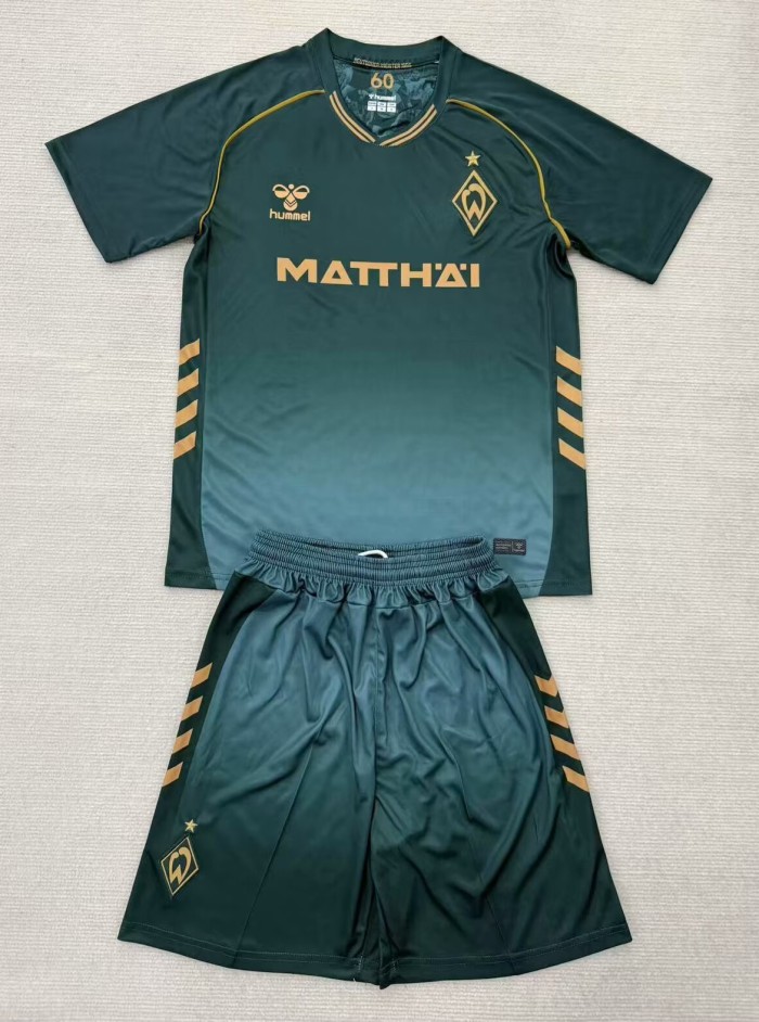 25-26 Werder Bremen Third Kids Soccer Jersey