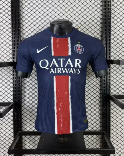 24-25 PSG Home Champions Of Europe 25 ICI C'EST Paris Player Version Soccer Jersey