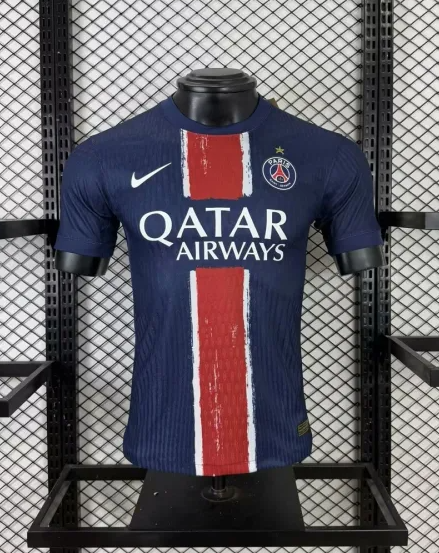 24-25 PSG Home Champions Of Europe 25 ICI C'EST Paris Player Version Soccer Jersey