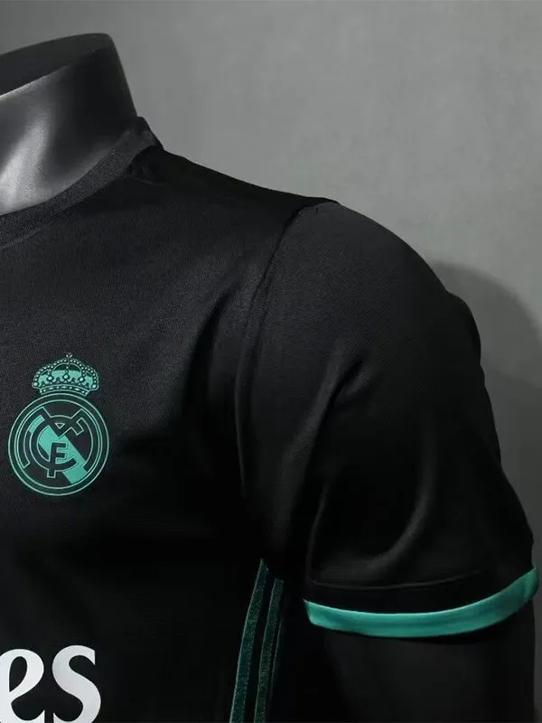 2017-2018 RMA Away Player Version Retro Soccer Jersey