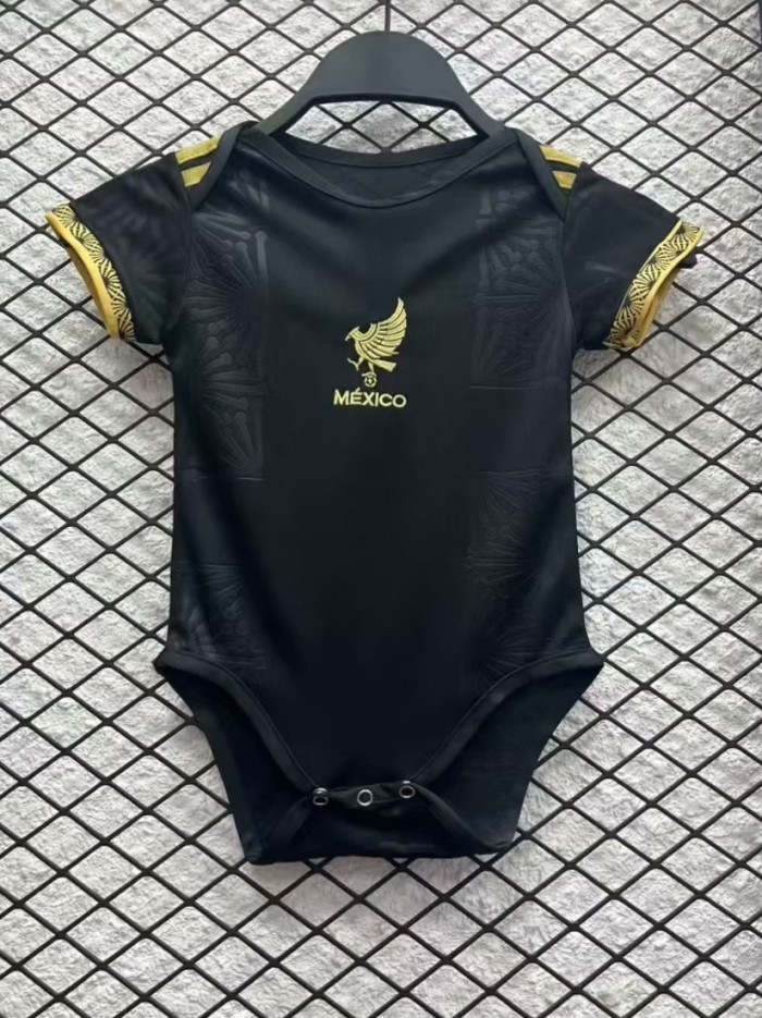 25-26 Mexico Black Special Edition Baby Infant Crawl Suit