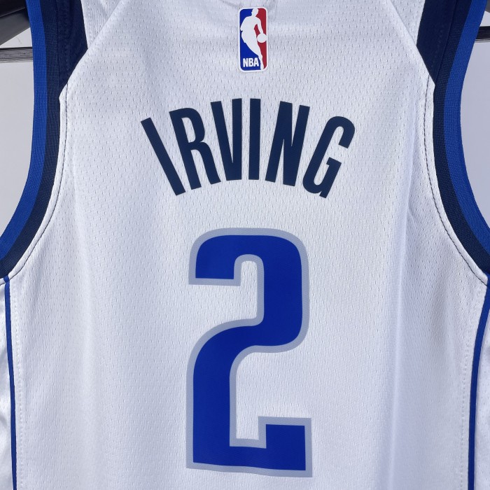 2023 Dallas Mavericks IRVING#2 White Home Top Quality Hot Pressing Kids NBA Jersey