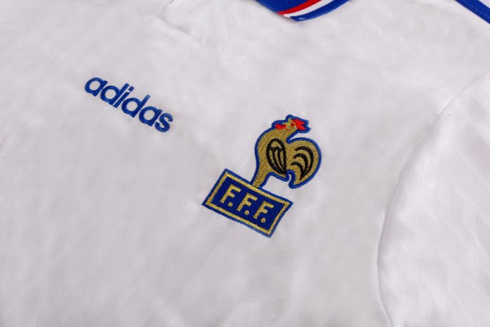 1994 France Away Retro Soccer Jersey