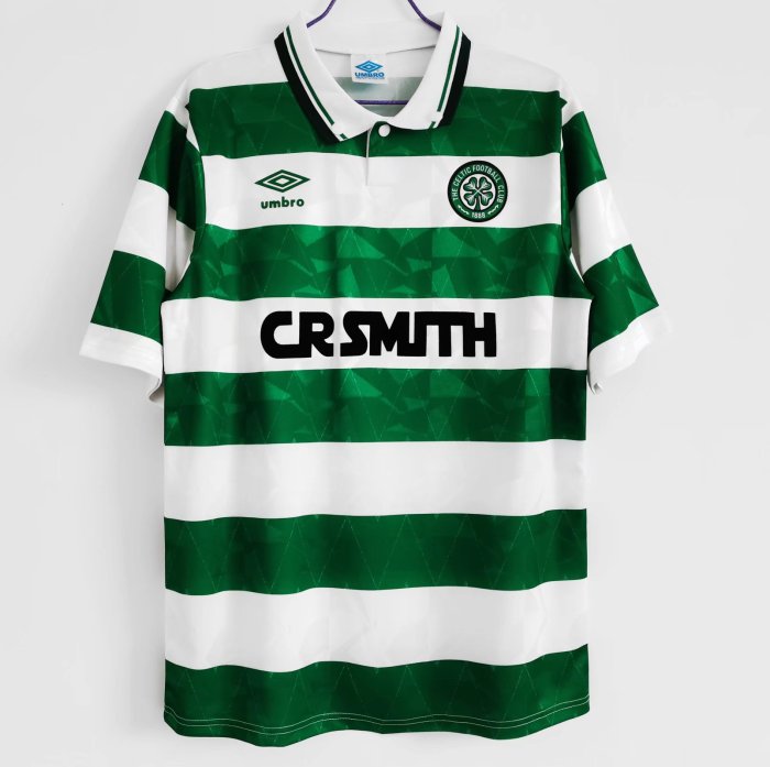 1989-1991 Celtic Retro Polo Soccer Jersey