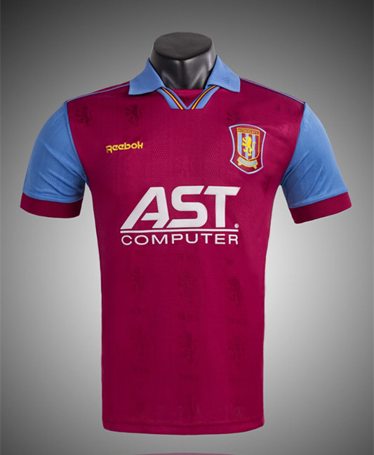 1995-1997 Aston Villa Home Retro Soccer Jersey