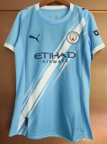 25-26 Man City Home Women Soccer Jersey