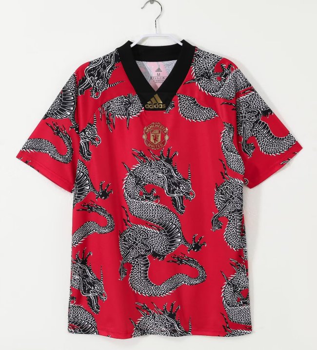 2019-2020 Man Utd Red Special Edition Retro Soccer Jersey
