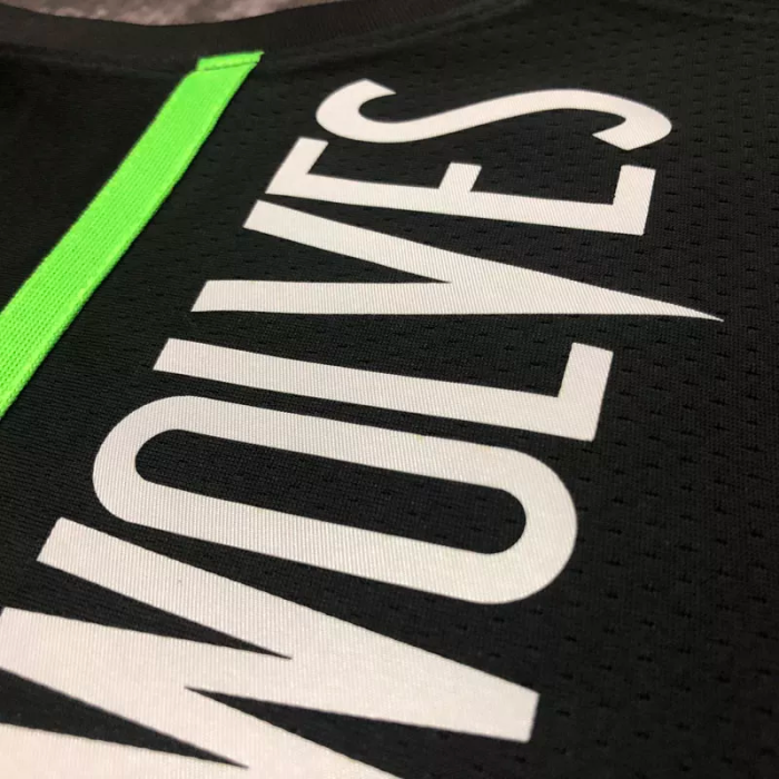 22-23 TIMBERWOLVES ROSE #25 Black Top Quality Hot Pressing NBA Jersey (Trapeze Edition)