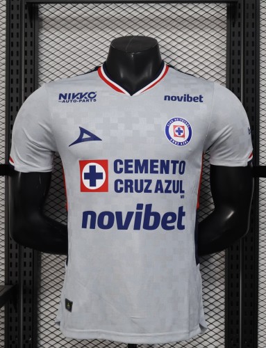 25-26 Cruz Azul Away Player Version Soccer Jersey