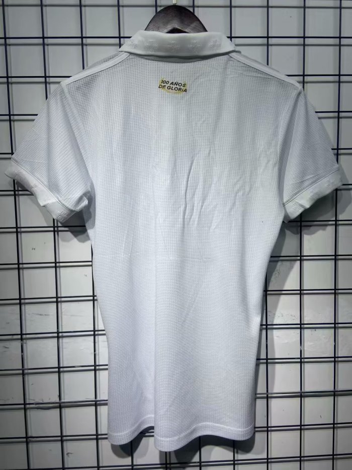 25-26 Colo-Colo 100th Anniversary White Fans Soccer Jersey *蓝队标