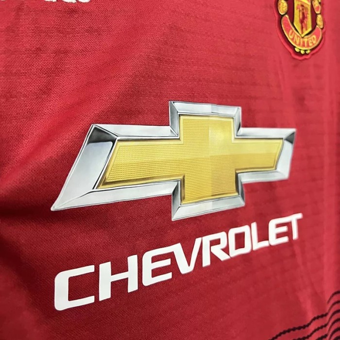 2018-2019 Man Utd Home Retro Soccer Jersey