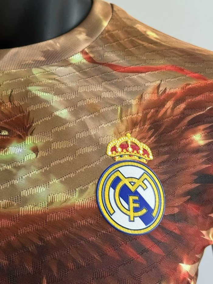 25-26 RMA Orange Special Edition Player Version Soccer Jersey