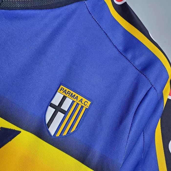 2001-2002 Parma Home Retro Soccer Jersey