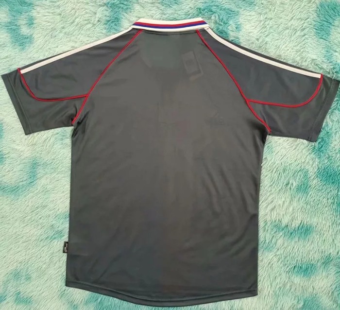 2000-2001 Lyon Away Gray Retro Soccer Jersey