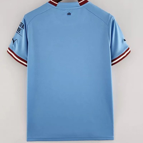 22-23 Man City Home 1:1 Fans Soccer Jersey