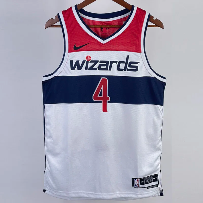 22-23 Wizards WESTBROOK #4 White Top Quality Hot Pressing NBA Jersey