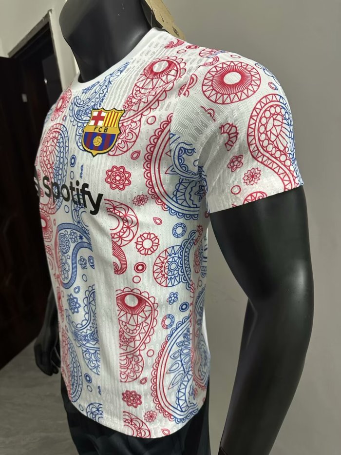 25-26 BAR White Special Edition Player Version Training Shirts