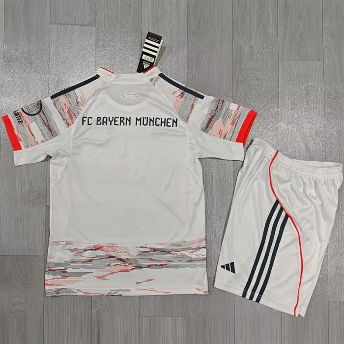 25-26 Bayern Away Kids Soccer Jersey