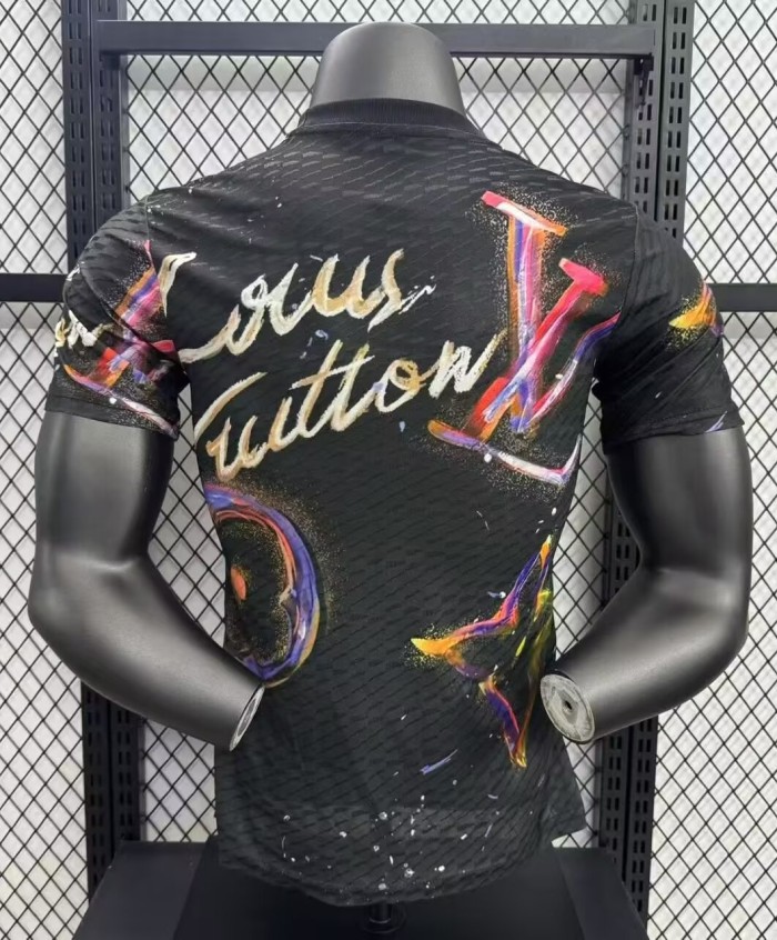 25-26 RMA Black Blue Special Edition Player Version Training Shirts *L