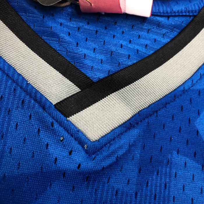 2001 Magic MCGRADY #01 Blue Retro Top Quality Hot Pressing NBA Jersey