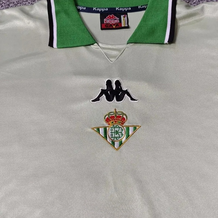 1999-2000 Real Betis Away Retro Soccer Jersey