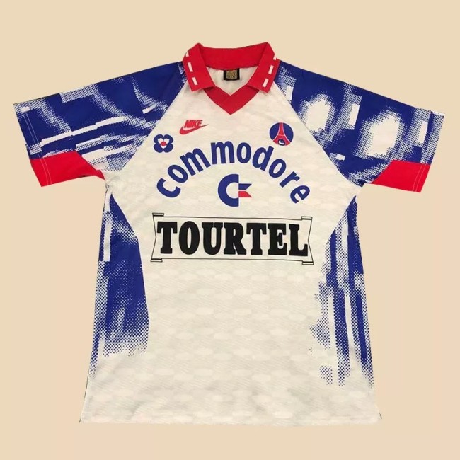 1993-1994 PSG Paris Away Retro Soccer Jersey