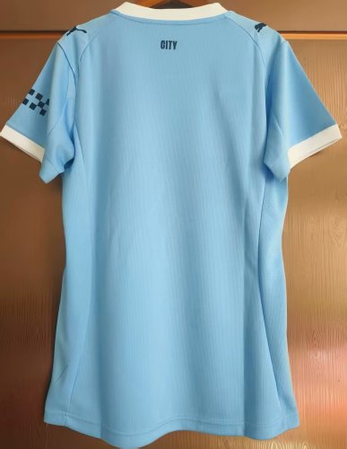 25-26 Man City Home Women Soccer Jersey