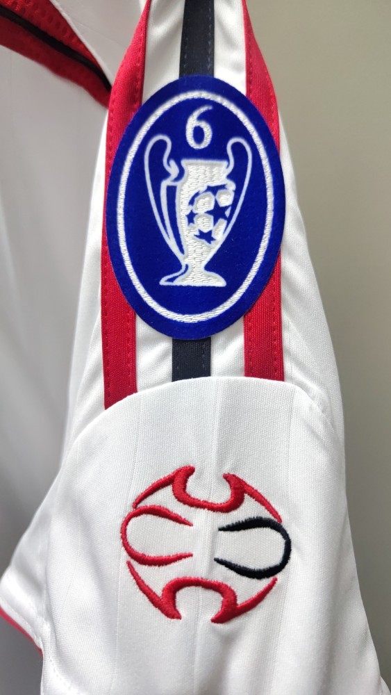 2006-2007 ACM Away White Retro Soccer Jersey(带决赛字)