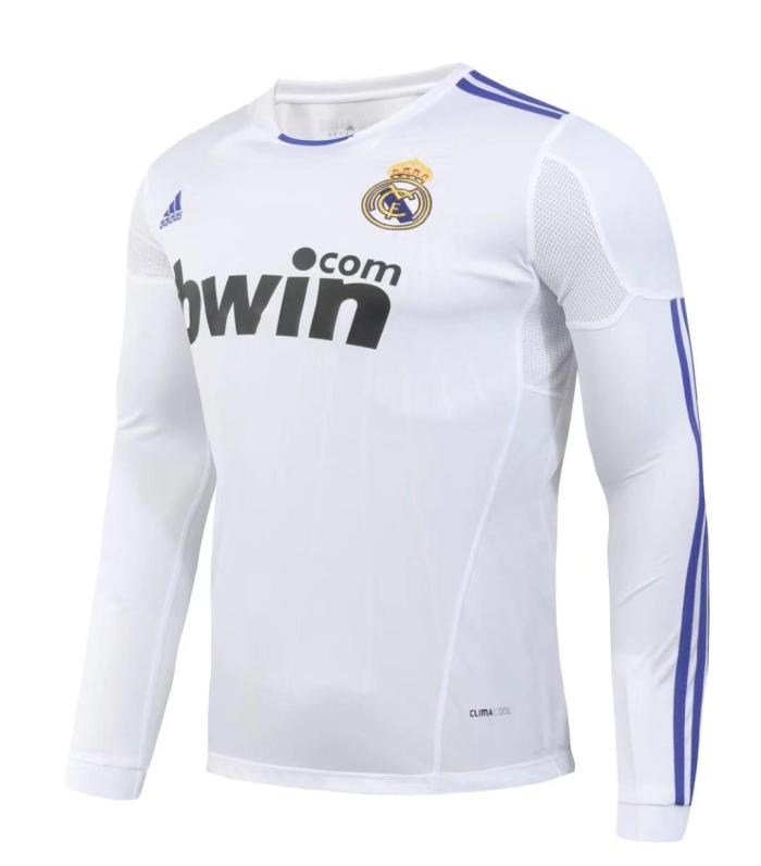 2010-2011 RMA Home Long sleeves Retro Soccer Jersey