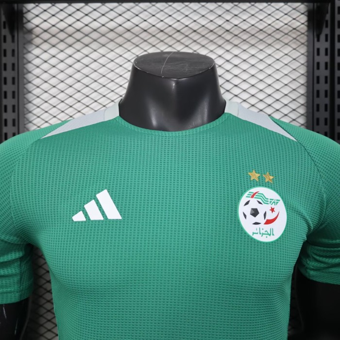25-26 Algeria Green Player Version Training shirts