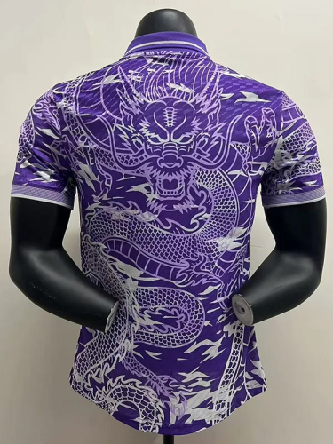 25-26 RMA Purple Special Edition Player Version Training Shirts (翻领龙)