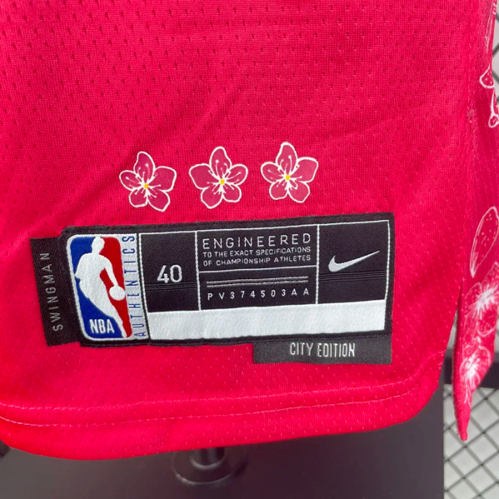 22-23 Wizards POOLE #13 Pink City Edition Top Quality Hot Pressing NBA Jersey