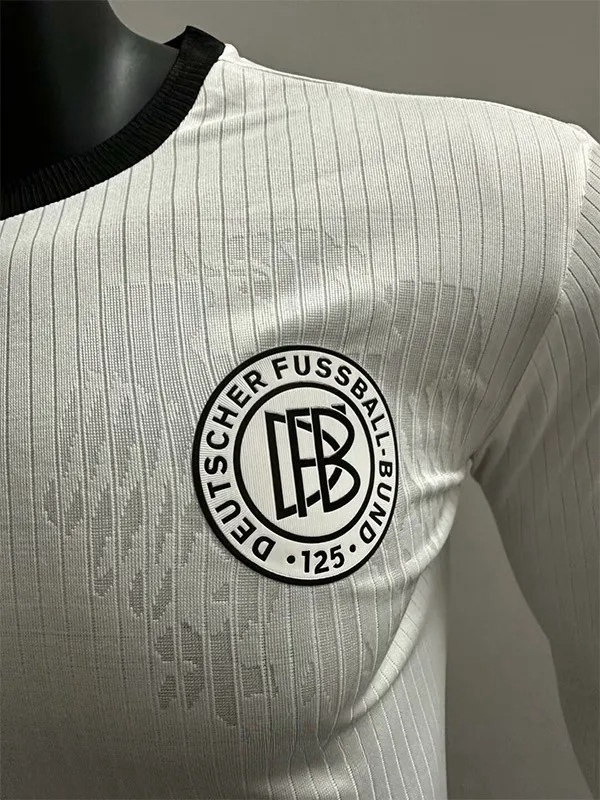 24-25 Germany White 125th Anniversary Long Sleeve Player Version Soccer Jersey (长袖球员)