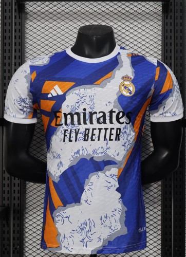 25-26 RMA Special Edition Blue White Player Version Training Shirts