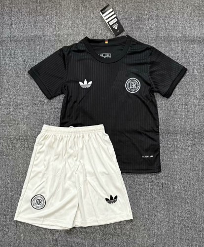 24-25 Germany Black 125th Anniversary Kids Soccer Jersey