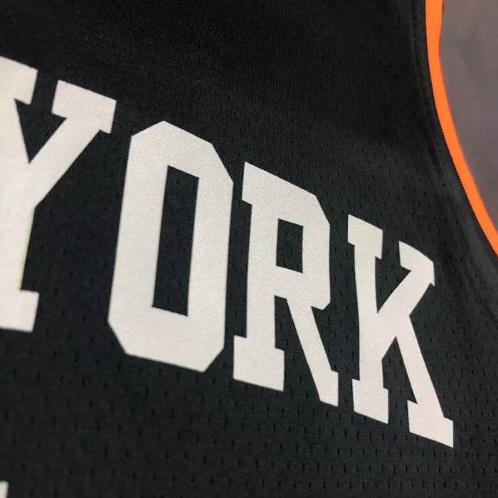 KNICKS Glory version ROSE #4 Black Top Quality Hot Pressing NBA Jersey