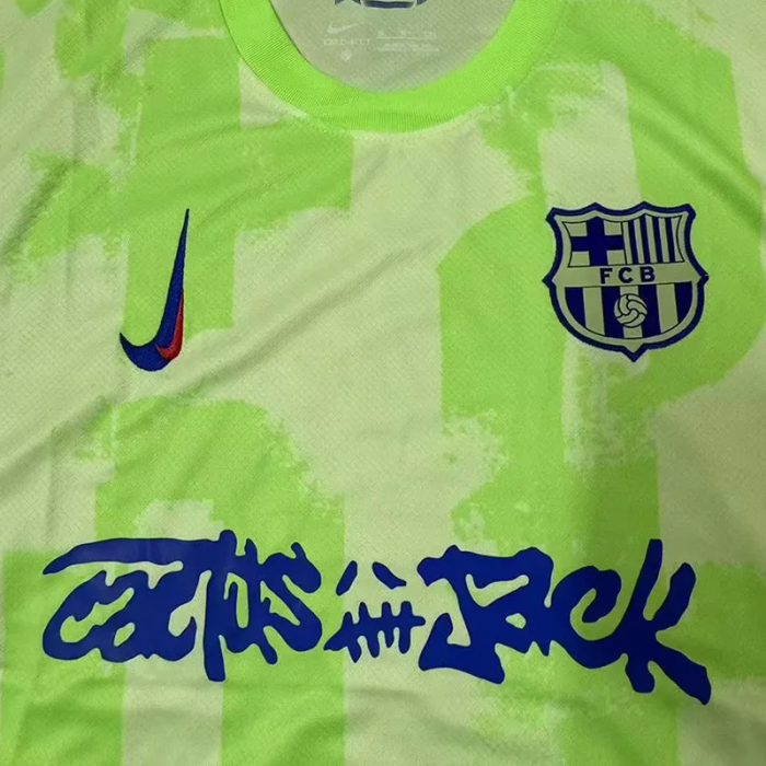 24-25 BAR Third Limited Edition Fans Soccer Jersey (Cactus Jack)