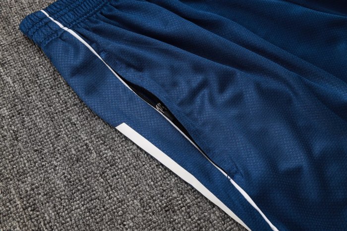 2025 No Label Player Version Training Short Suit —Royal blue 宝蓝色 无标