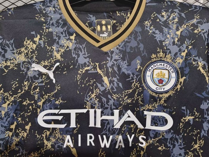 23-24 Man City Blue Fans Training Shirts