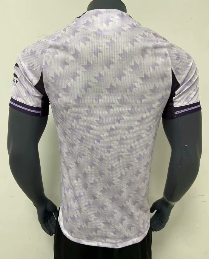 25-26 Man Utd White Purple Special Edition Player Version Soccer Jersey