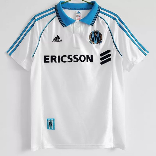 1998-1999 Marseille Home Retro Soccer Jersey
